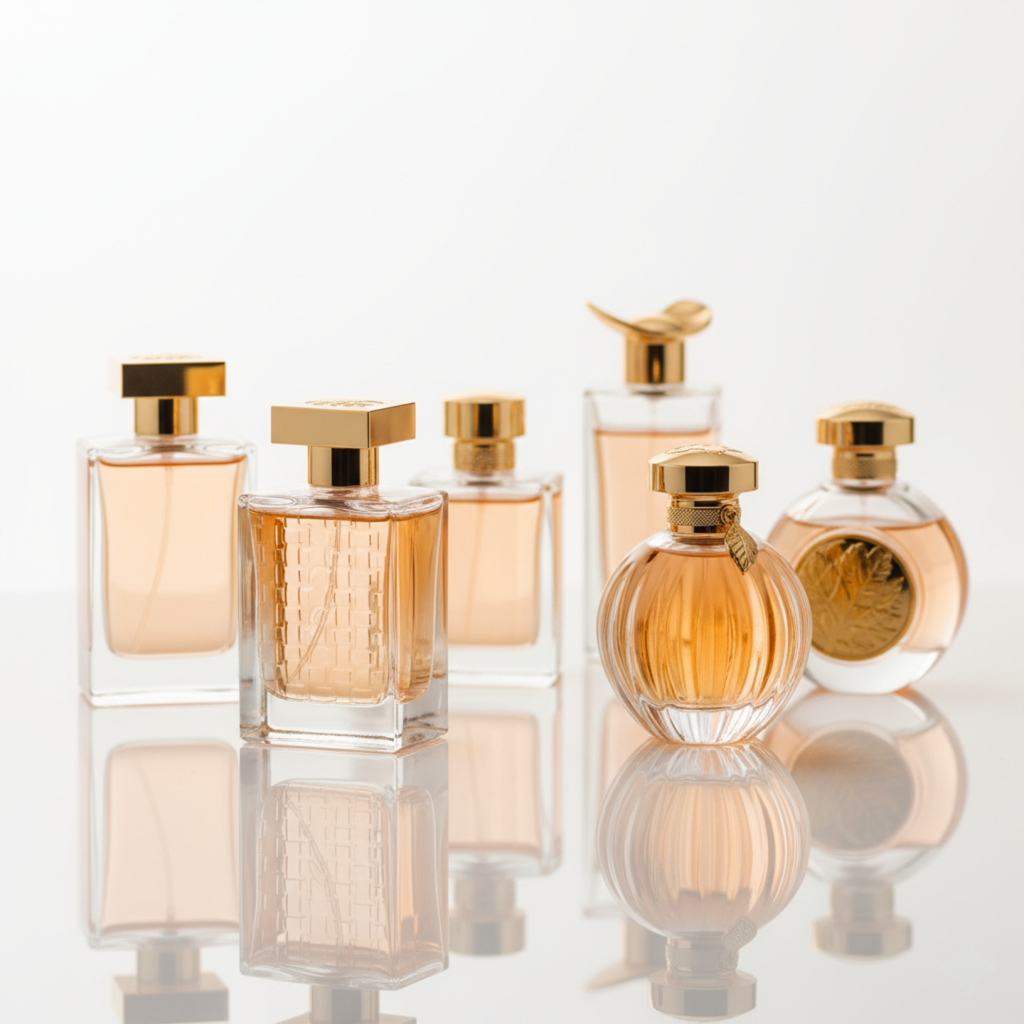 Luxury perfume bottles